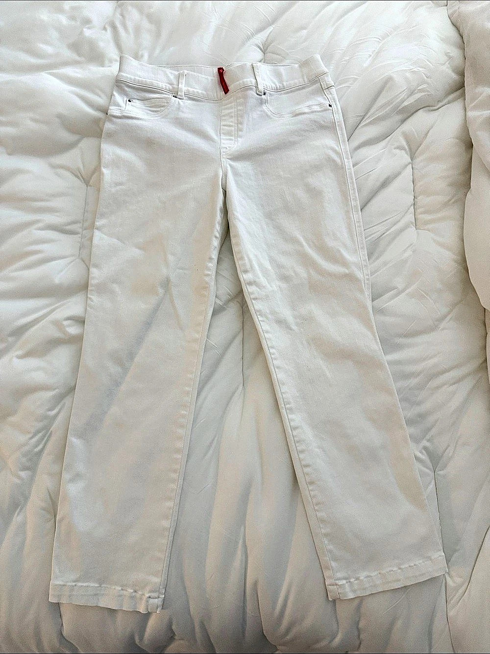 Spanx SPANXshape EveryWear Pull on Skinny Jeans White
